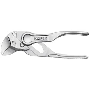 Pliers Wrench XS, 4", Bare Handles, Embossed, Bulk