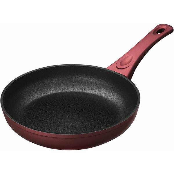 Saflon Titanium Red Nonstick Crepe Pan 3-Layer Coating Available 9.5 & 11-Inch 