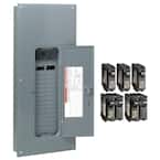 Homeline 200 Amp 30-Space 60-Circuit Indoor Main Breaker Plug-On Neutral Load Center with Cover(HOM3060M200PCVP)