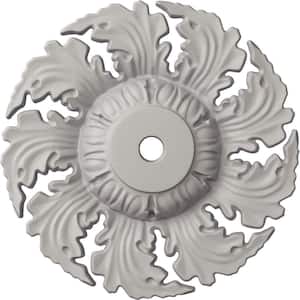 14-5/8 in. x 2-1/4 in. Needham Urethane Ceiling Medallion (Fits Canopies upto 4-1/4 in.), Ultra Pure White