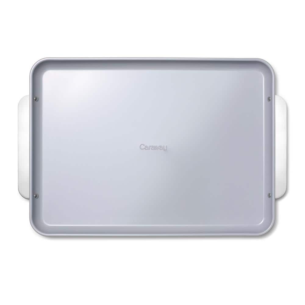 18 in. Non-Stick Ceramic Large Baking Sheet in Slate