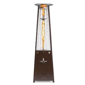 92.5" LAVAlite PRO Triangle Flame Tower Heater 56,000 BTU Electronic Ignition Heritage Bronze, Liquid Propane -ASSEMBLED