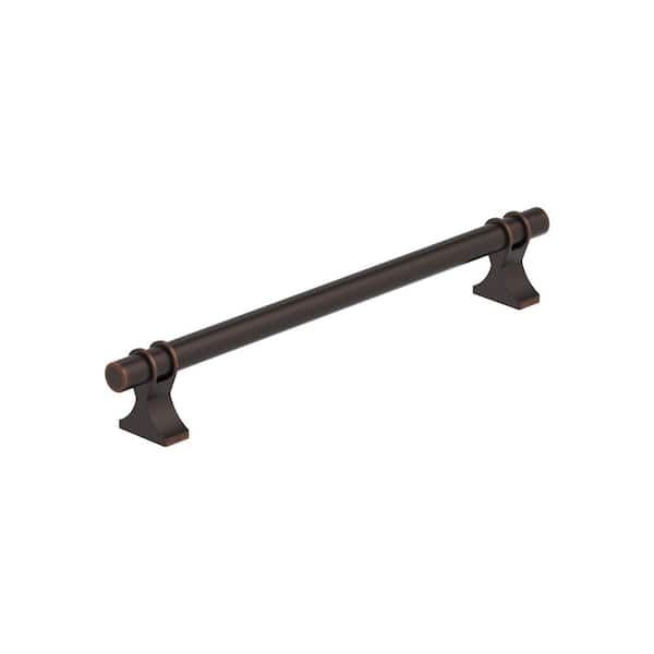 Davenport 7-9/16 inch (192mm) Center-to-Center Oil-Rubbed Bronze Bar Cabinet Pull