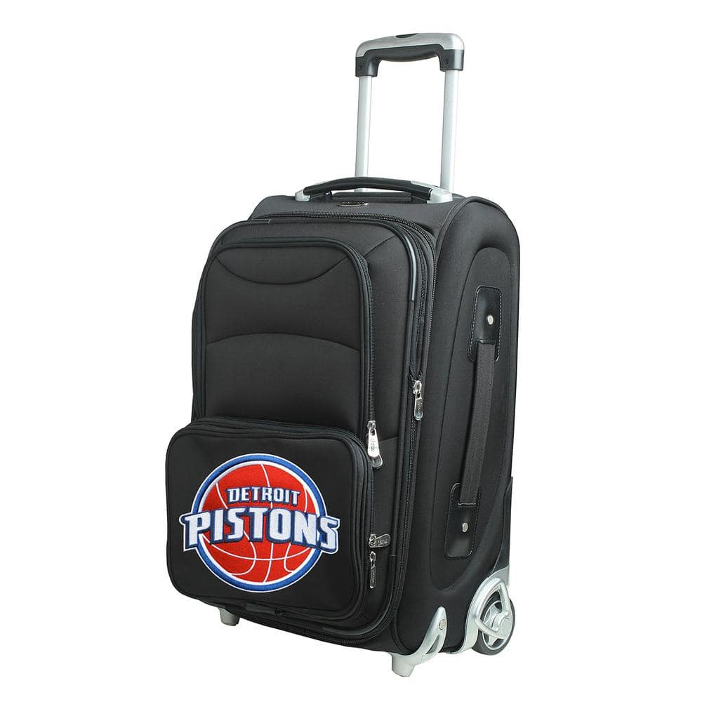 NBA Detroit Pistons 21 in. Black Carry-On Rolling Softside Suitcase price history on PriceWatchPro