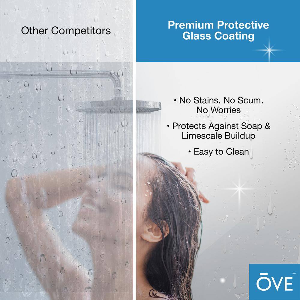 OVE Decors 48-in. Eva Alcove Soft-Close Shower Door
