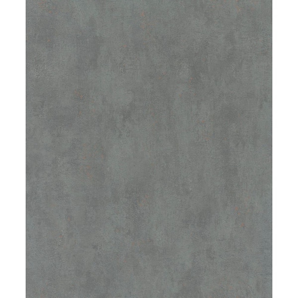 Unbranded Textures Collection Dark Grey Industrial Plain Metallic Specks Finish Vinyl on Non-Woven Non-Pasted Wallpaper Sample