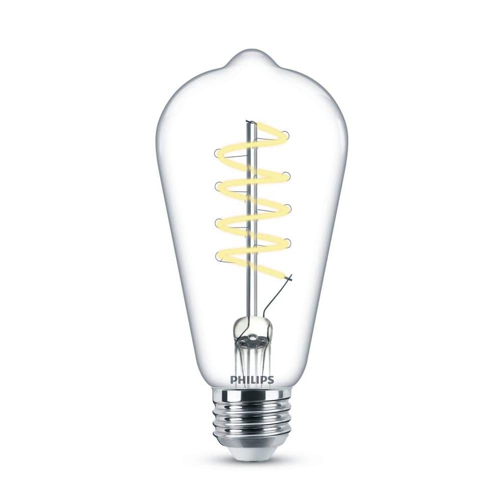 Philips LED WarmGlow filament standard ampoule dimmable - E27 A60