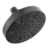 Duravit Docce - Soffione doccia, 24x24 cm, 1 getto, nero opaco