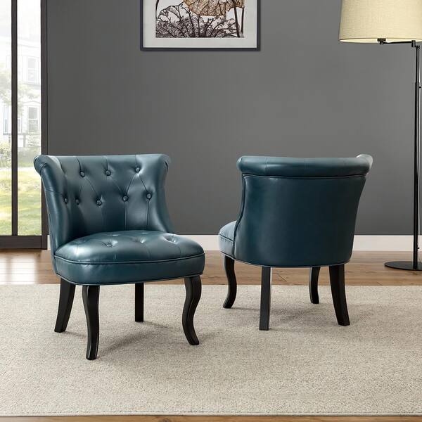 turquoise side chair