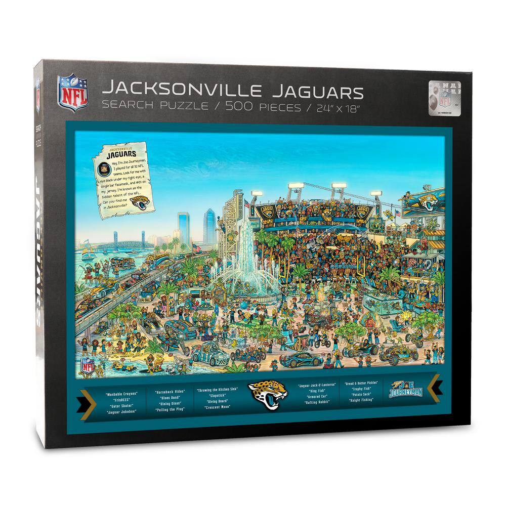 You the Fan Jacksonville Jaguars Find Joe Journeyman Puzzle