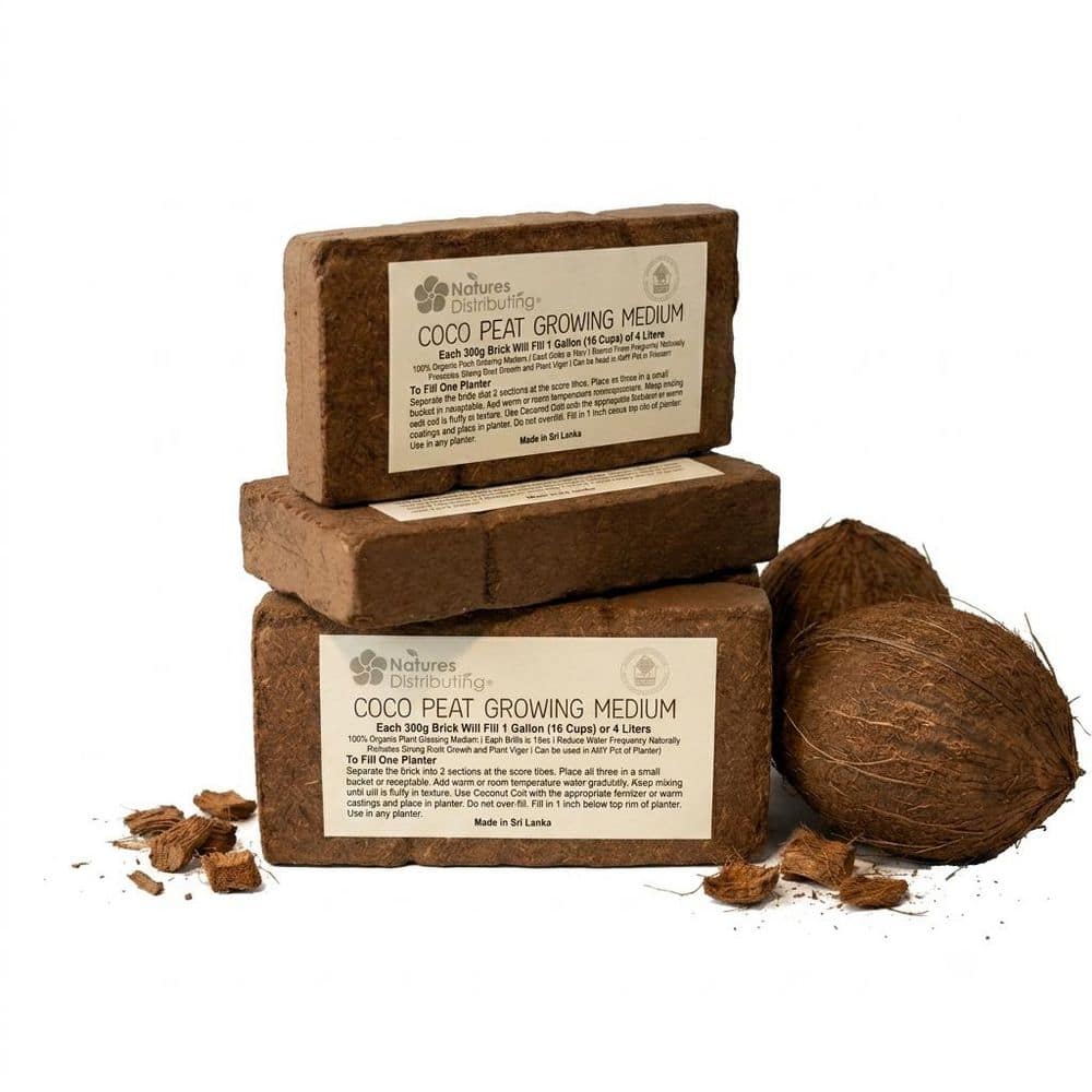 Garden Supply Coco Peat Brick (3-Set) 300coco - The Home Depot