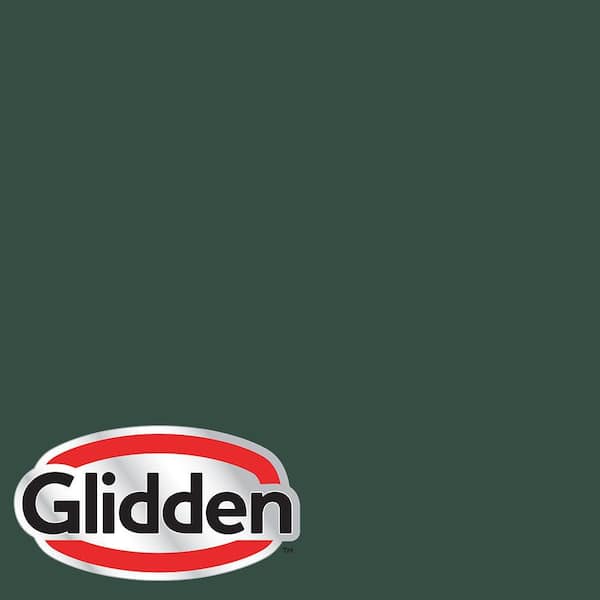 Glidden Essentials 5 gal. #HDGG65D Dark Hunter Green Semi-Gloss Exterior Paint