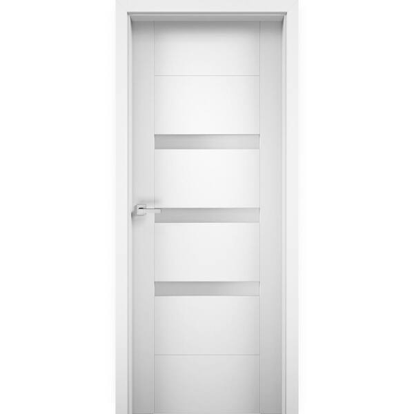 Reviews for VDOMDOORS 30 in. x 80 in. Single Panel No Bore Frosted