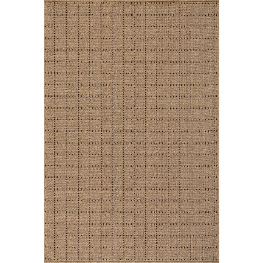Callista Modern Geometric Navy 9 ft. x 12 ft. Outdoor Area Rug price history on PriceWatchPro