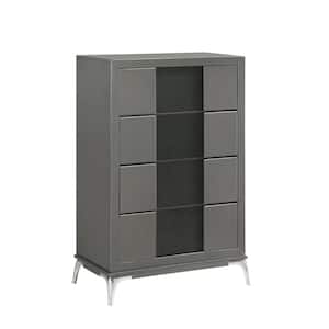New Classic Furniture Nocturne Slate 4-drawer 48 in. Chest of Drawers