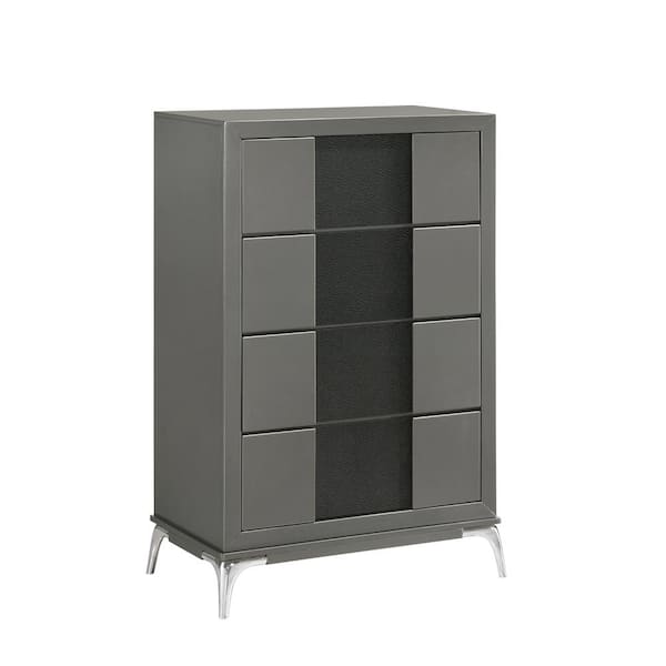 NEW CLASSIC HOME FURNISHINGS New Classic Furniture Nocturne Slate 4-drawer 48 in. Chest of Drawers