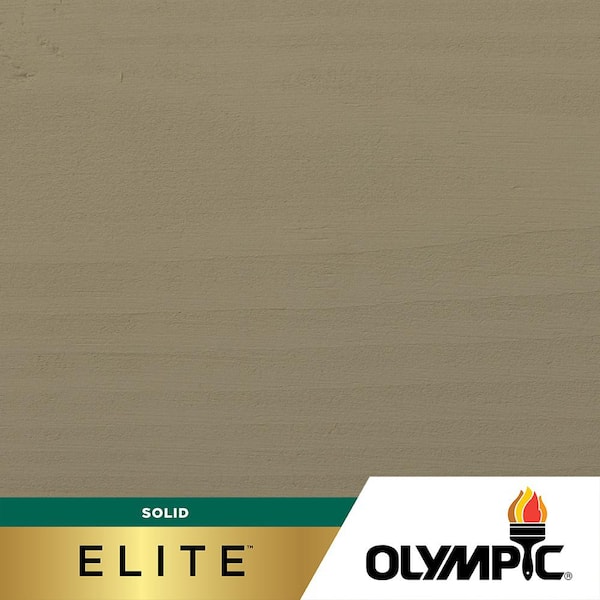 Olympic Elite 8 oz. Cape Cod Gray SC-1012 Solid Advanced Exterior Stain ...