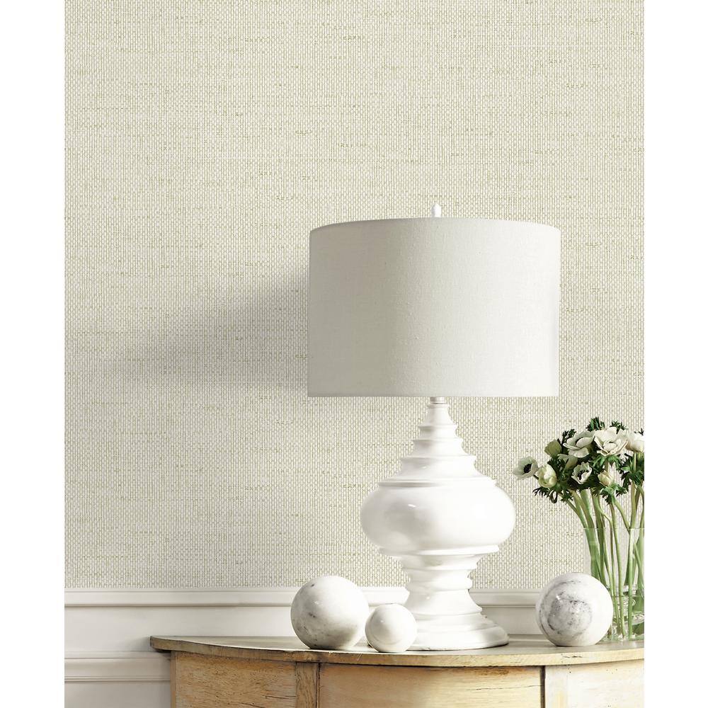 Cream Kaya Faux Paperweave Vinyl Wallpaper Roll