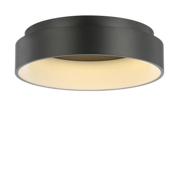 black metal flush mount ceiling light