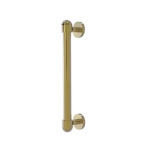 8 in. Center-to-Center Door Pull in Unlacquered Brass
