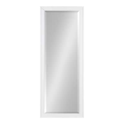 Large Rectangle White Beveled Glass Full-Length Classic Mirror (51.5 in. H x 19.5 in. W)