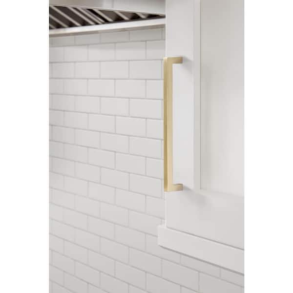 Monument 7-9/16 in. (192mm) Modern Champagne Bronze Bar Cabinet Pull