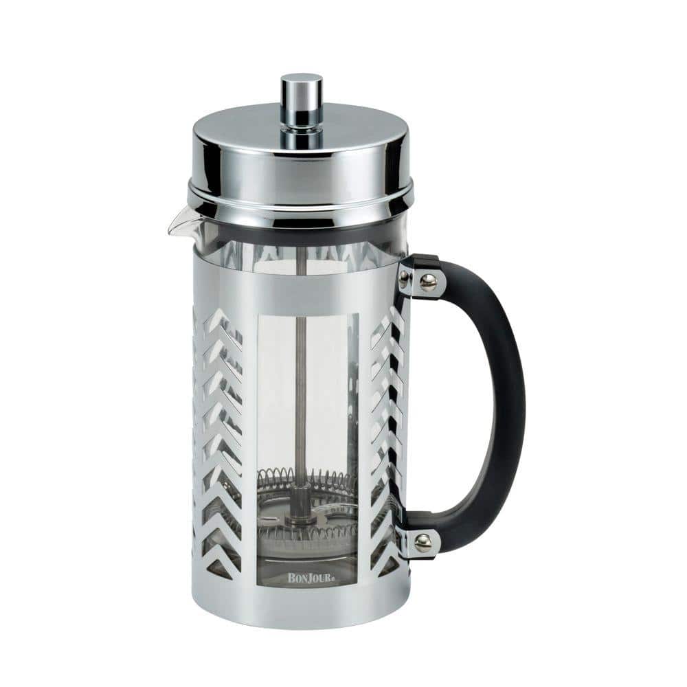 Bonjour La Petite Coffee French Press and Milk Frother Set (2 PC