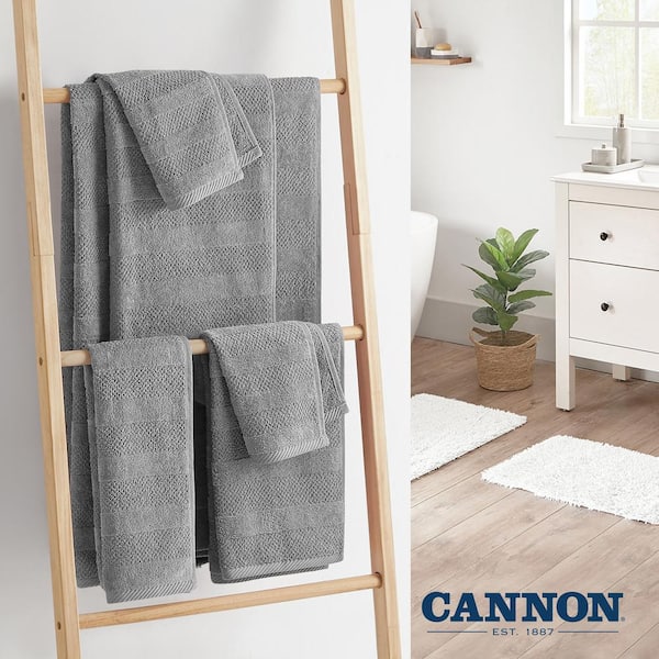 Cannon 4-Piece White Cotton Quick Dry Hand Towel (Shear Bliss) | CANCAN204210