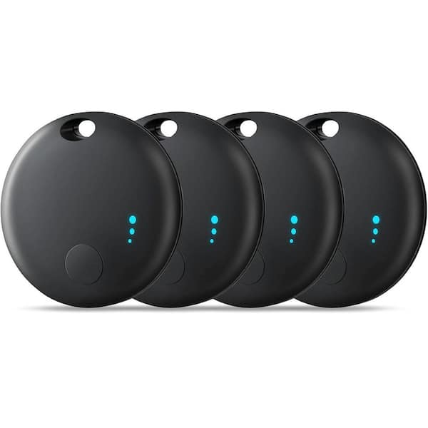 EKIEUDL Bluetooth Tracker Tag with Smart Locator for iOS Keys Finder Item Finders 4-Pack