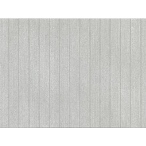 Ramona Silver Stripe Texture Paper Strippable Wallpaper (Covers 75.6 sq. ft.)