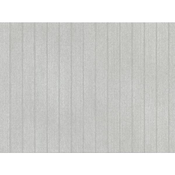 Brewster Ramona Silver Stripe Texture Paper Strippable Wallpaper (Covers 75.6 sq. ft.)