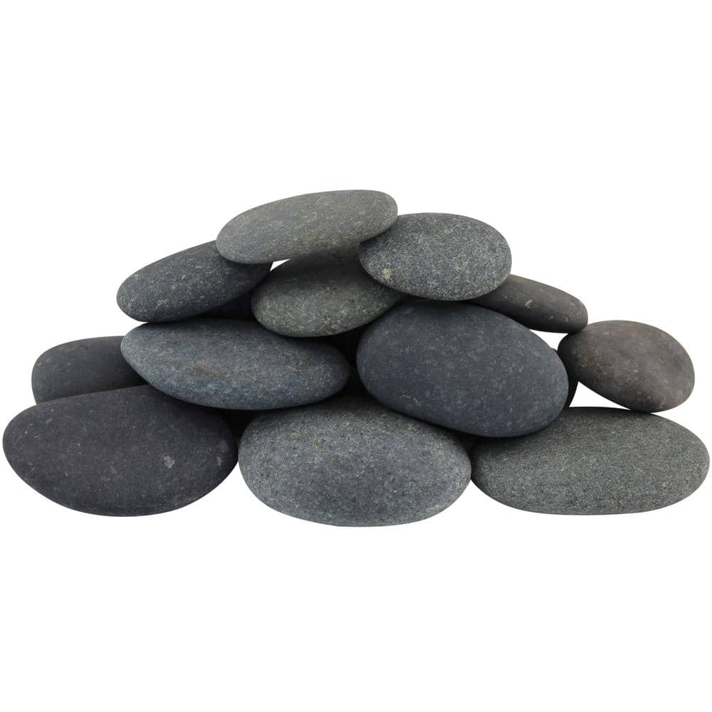 Rain Forest 0.4 cu. ft. 3-5 in. 30 lb. Large Creek Stone River Rock  (30-pack pallet/12 cu. ft.) RFCSL-30-P30 - The Home Depot