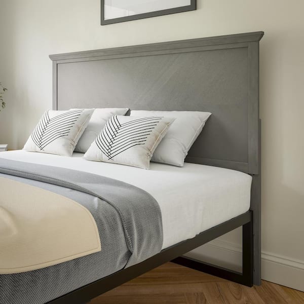 Grey wash deals headboard