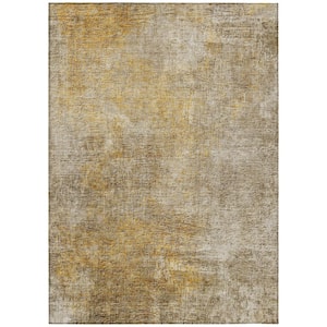 Chantille ACN593 Beige 5 ft. x 7 ft. 6 in. Machine Washable Indoor/Outdoor Geometric Area Rug