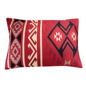 Mesa 3-Piece Red Polyester Queen Comforter Set