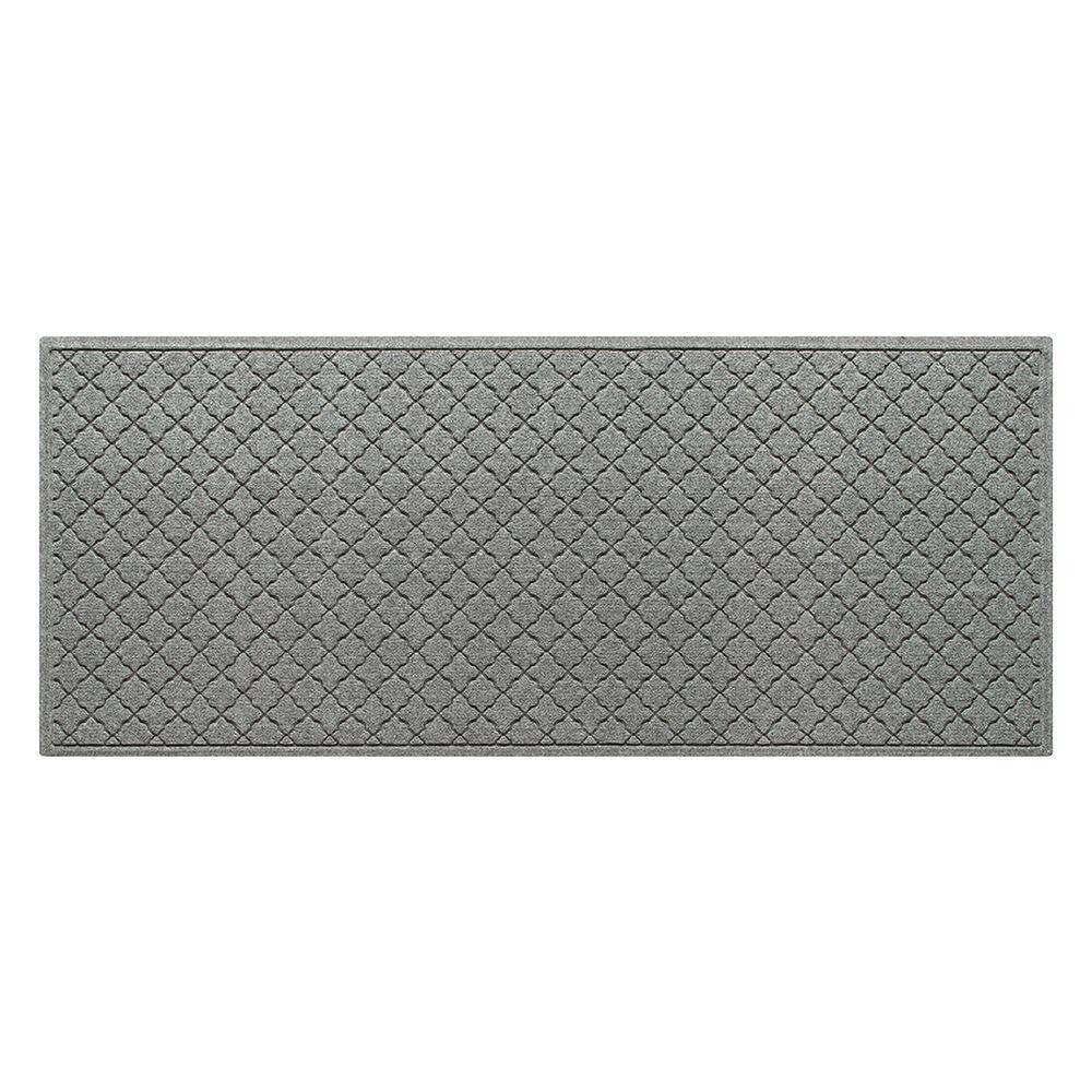 WaterHog Cordova Medium Gray 35 in. x 85 in. PET Polyester Door Mat price history on PriceWatchPro