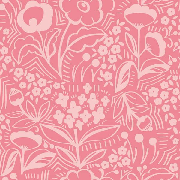 Jeani Pink Peel and Stick Wallpaper