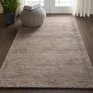 Weston Charcoal 5 ft. x 8 ft. Solid Contemporary Area Rug