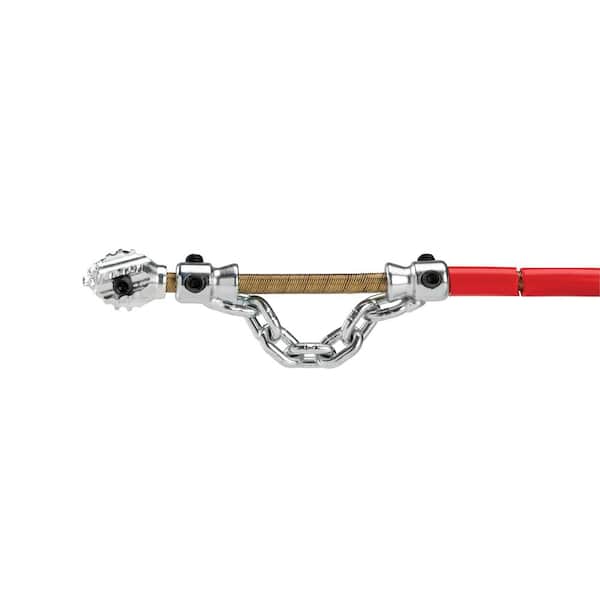RIDGID FlexShaft Wall-To-Wall Drain Cleaning, Penetrating Ball Head for Obstructions in 1-1/2 in. Pipes
