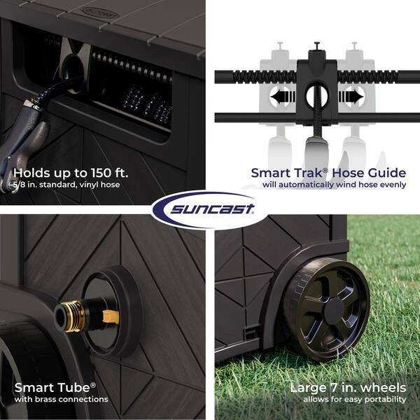 150 ft. Mobile Smart Tube Hideaway Hose Reel