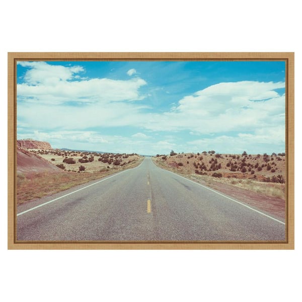 Amanti Art Quintero New Mexico III by Sonja Quintero 1 Piece Floater Frame Canvas Giclee Nature Art Print 16 in. x 23 in.
