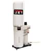 1 HP 650 CFM 4 in. Dust Collector with 30-Micron Bag Filter Kit, 115/230-Volt, DC-650BK