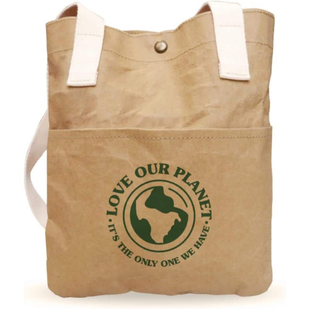 Brown Lunch Tote Bag