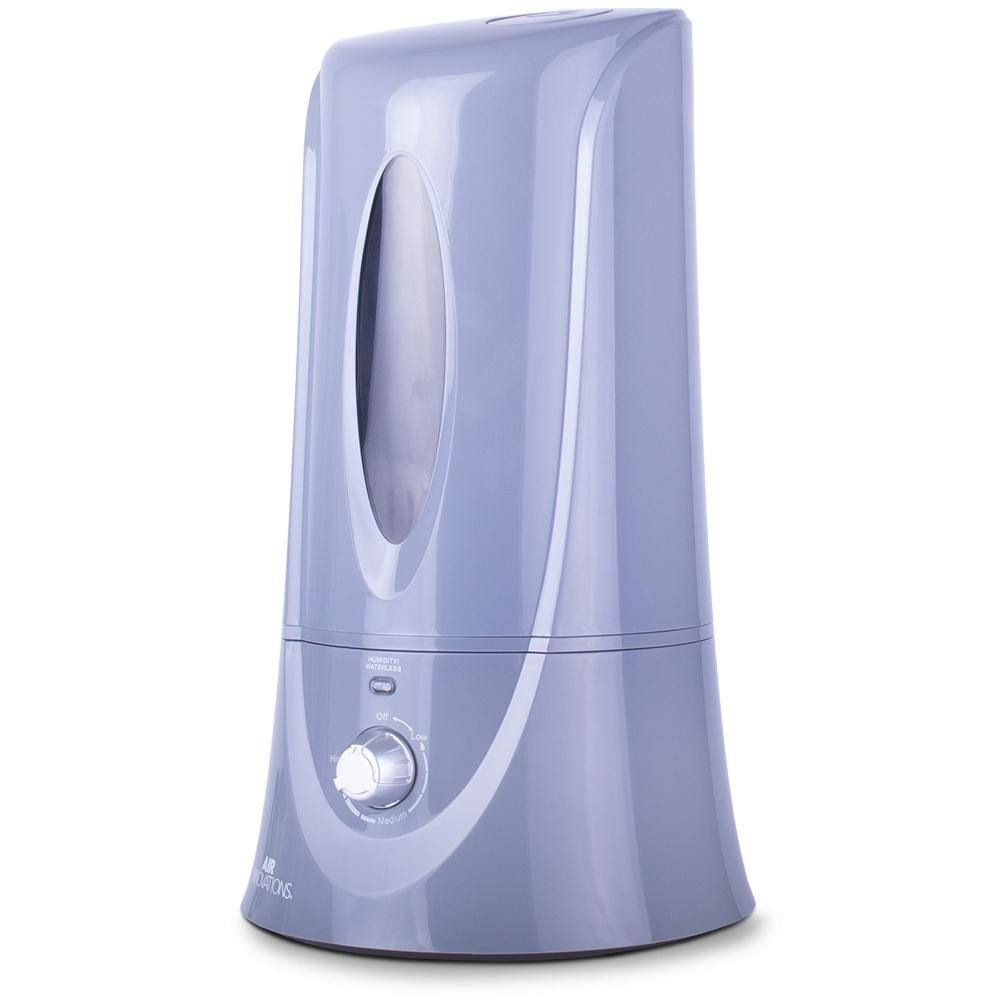 Air Innovations 1.1 Gal. Cool Mist Humidifier for Medium Rooms up to 400 sq. ft. HUMID12SILVER