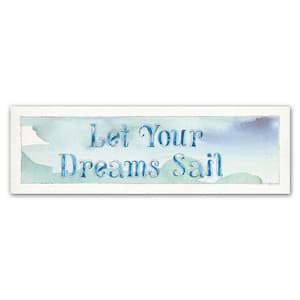 8 in. x 24 in. "Sea Life Sentiment I" by Lisa Audit Printed Canvas Wall Art