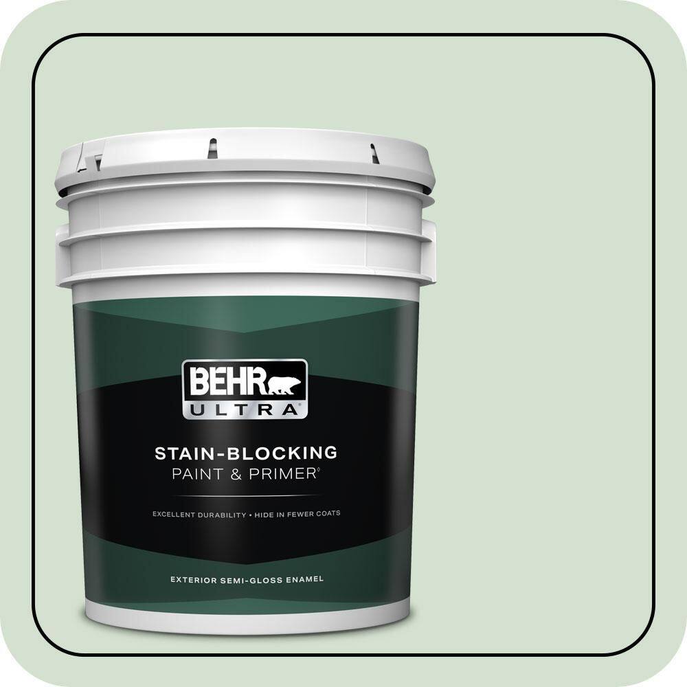 5 gal. #S400-2 Comforting Green Semi-Gloss Enamel Exterior Paint & Primer price history on PriceWatchPro
