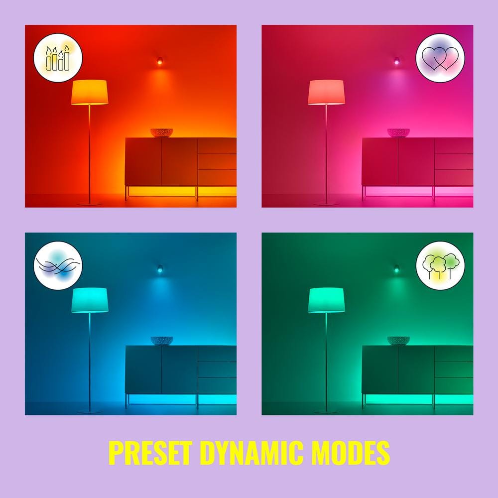 WIZ 60-Watt Equivalent LED A19-Wi-Fi Color 2200-6500K Bundle (3-Pack)