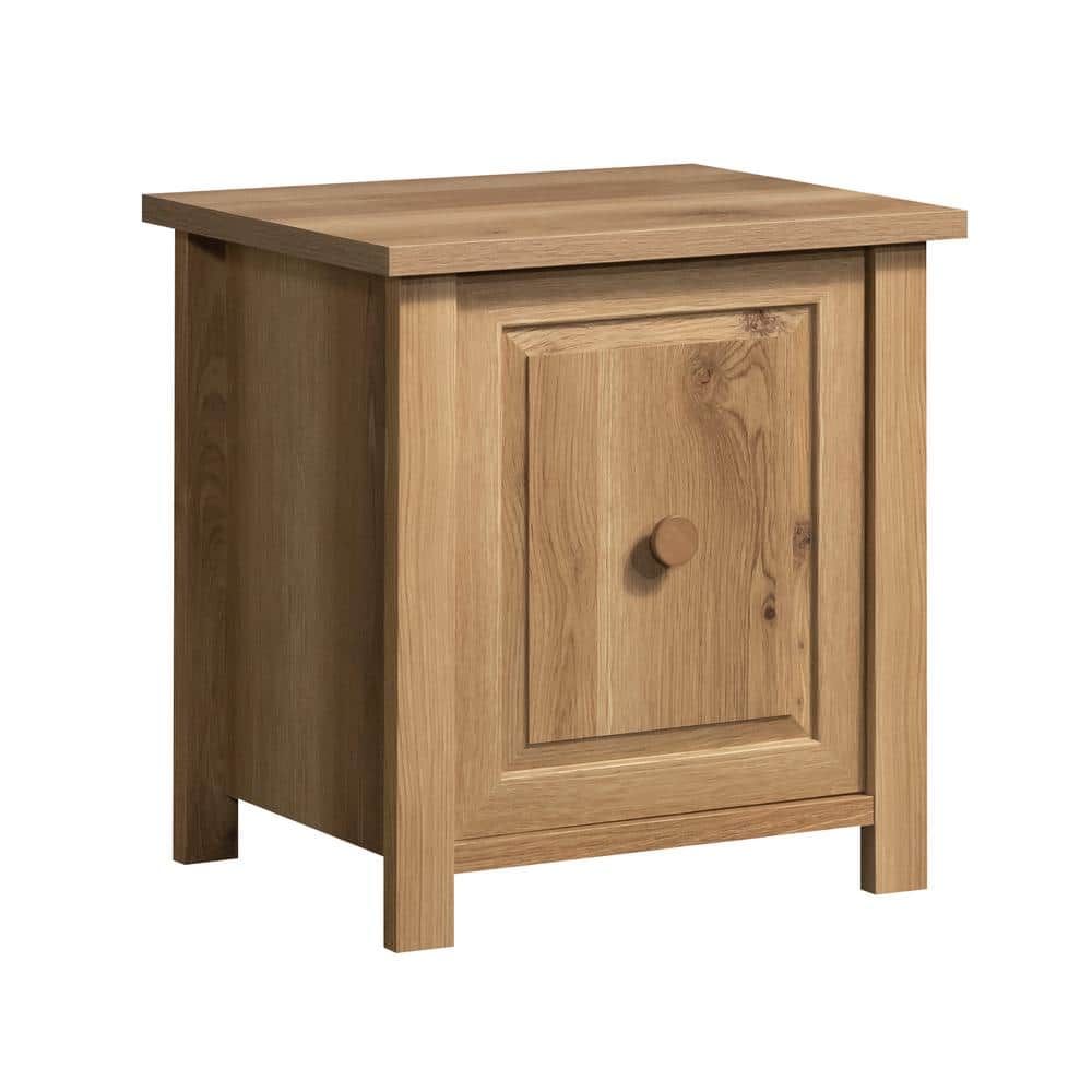 SAUDER Hillmont Farm Timber Oak 23.307 in. W Nightstand with Door