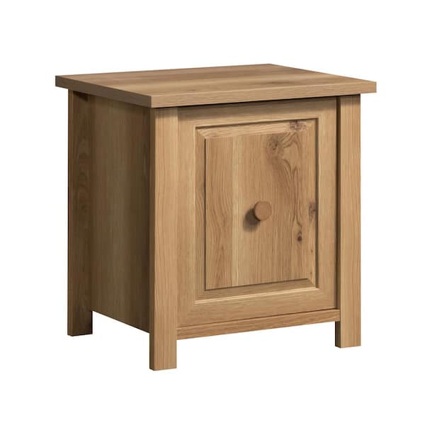SAUDER Hillmont Farm Timber Oak 23.307 in. W Nightstand with Door