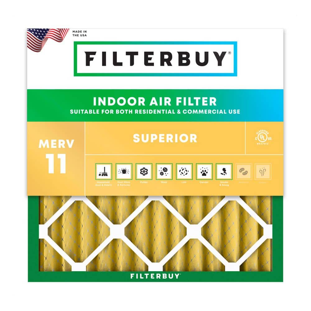 19 in. x 19 in. x 2 in. MERV 11 (FPR 7) Allergen Defense Pleated HVAC AC Furnace Air Filters Replacement (1-Pack) price history on PriceWatchPro
